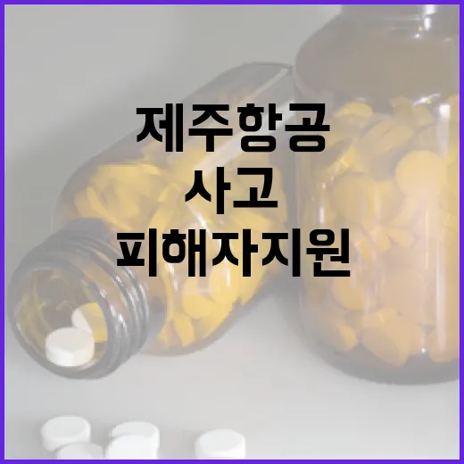 제주항공 사고 김영록 지사 피해자 지원 약속!