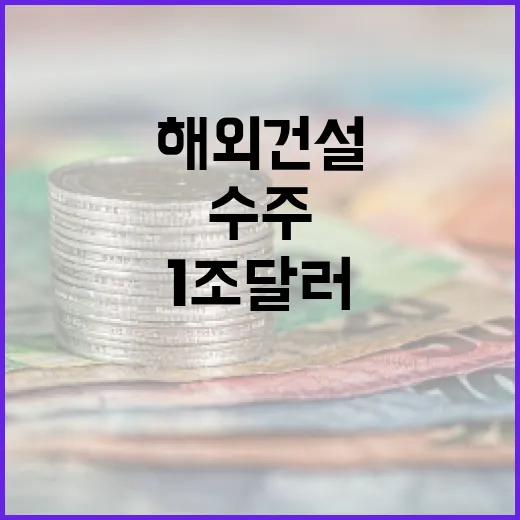 해외건설 1조 달러 역사적 수주 기록 달성!