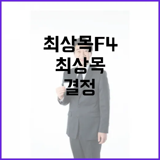 최상목 F4 회의 …