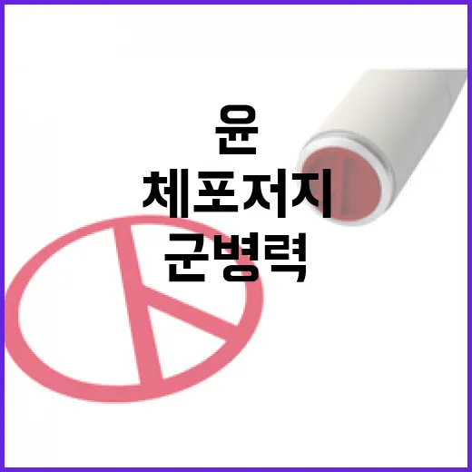 군 병력 윤 체포저지 투입 필요 없다!