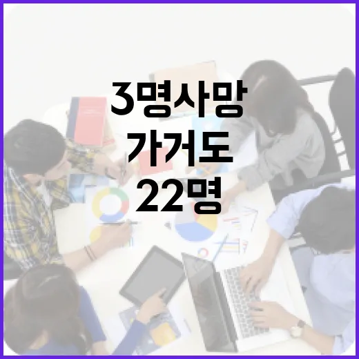 가거도 침수 사고 22명 중 3명 사망!