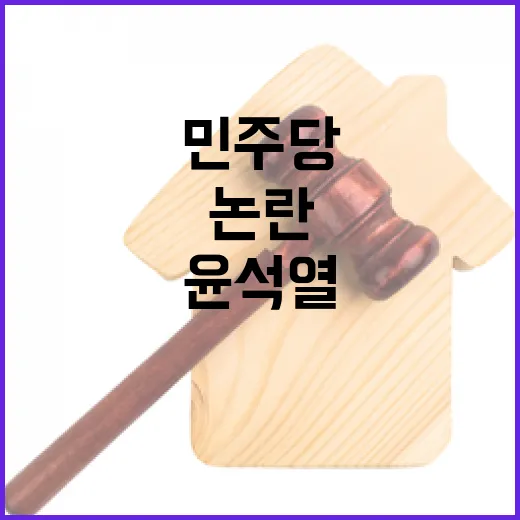 윤석열 민주당 불법…