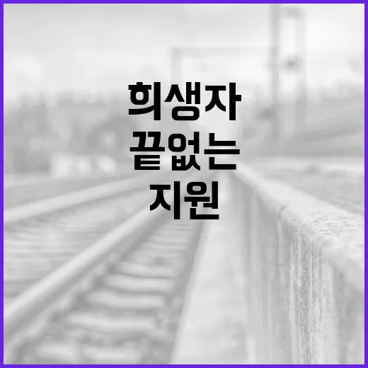 희생자 지원 정부의…