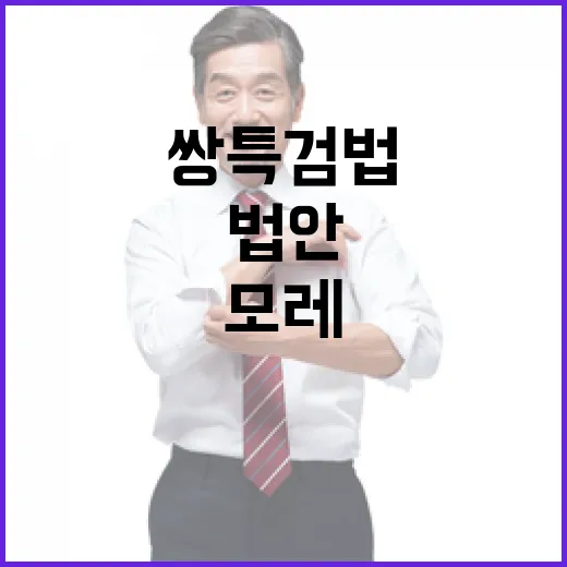 쌍특검법 모레 여야 재표결로 법안 운명 결정!