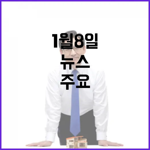 라이브투데이 1월 8일 주요 뉴스 총정리!