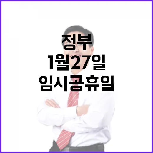 임시공휴일 정부의 …