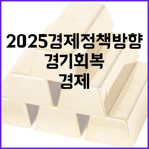 경기 회복 2025…