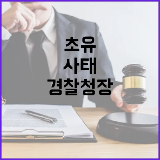 구속기소 경찰청장과…