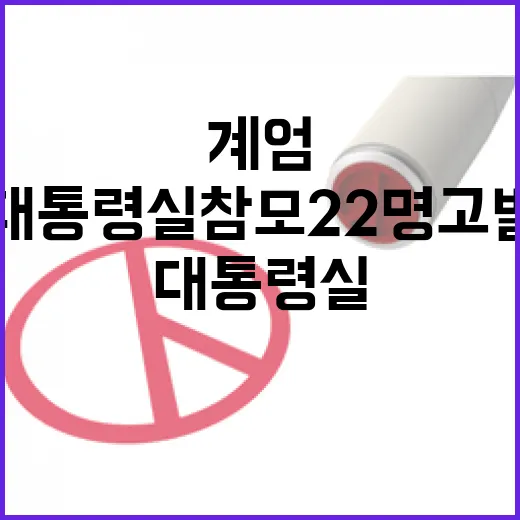 계엄논란 대통령실 …