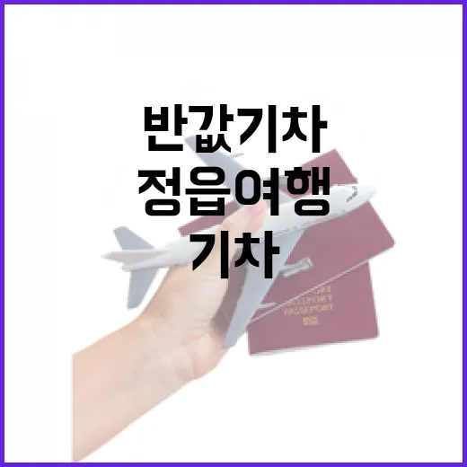 반값 기차 정읍 여…