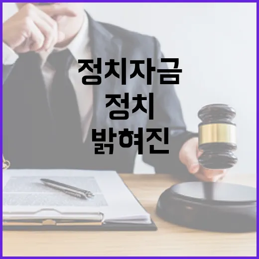 불법 정치자금 기소…