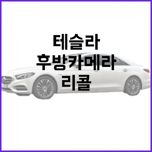 테슬라 24만대 리콜로 후방 카메라 결함 드러나!