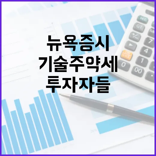 뉴욕증시 기술주 약…