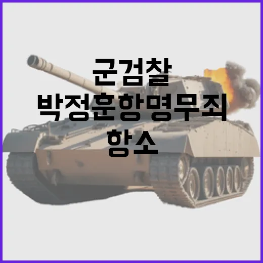 항소 군검찰의 박정…