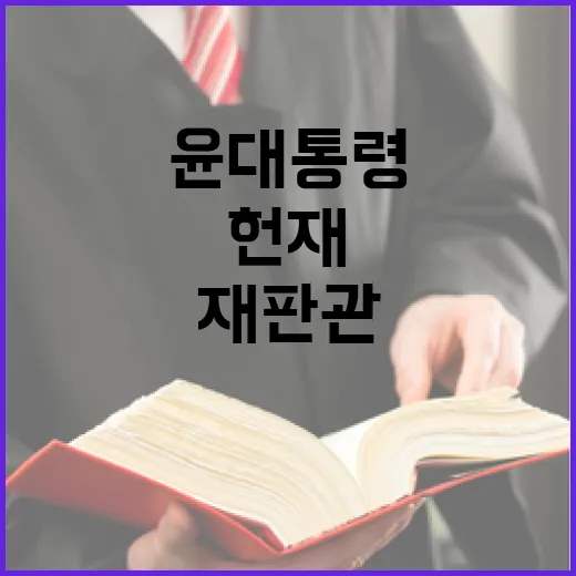 헌재 결론 윤 대통…