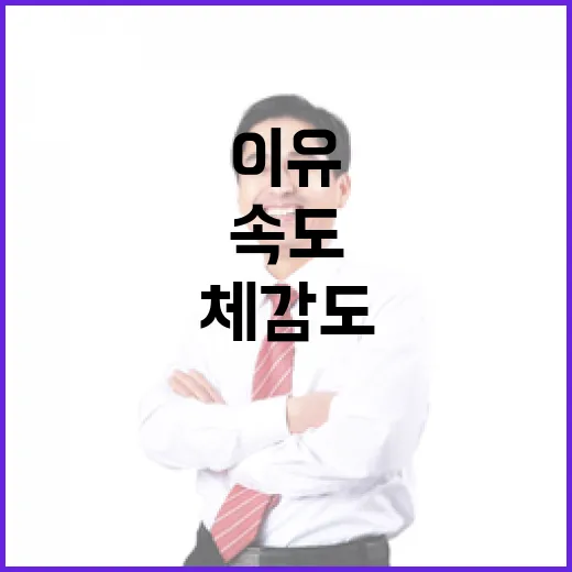 속도와 체감도 지금…