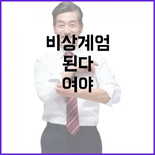 비상계엄 사태 여야의 책임이 역사적 죄인 된다!