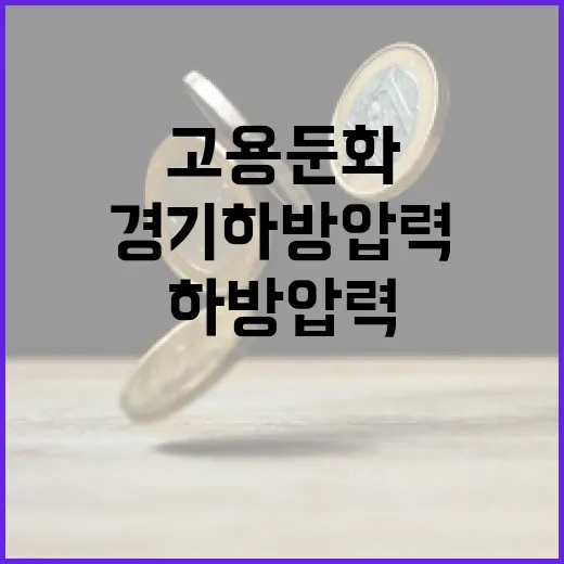 경기 하방 압력 고…