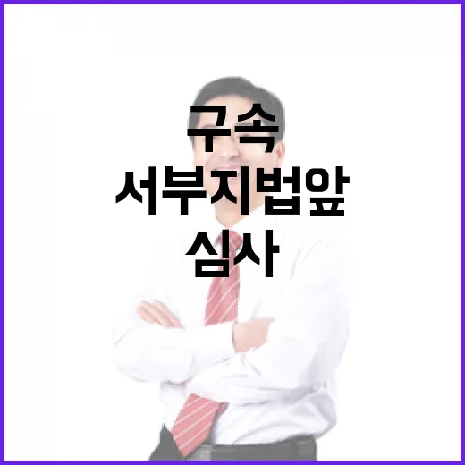 구속심사 서부지법 …