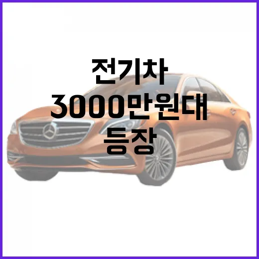 전기차 가격 경쟁 시작…3000만원대 신차 등장!