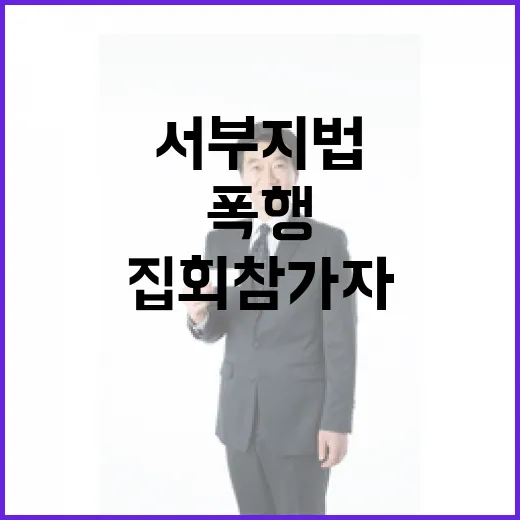 체포 서부지법 집회…