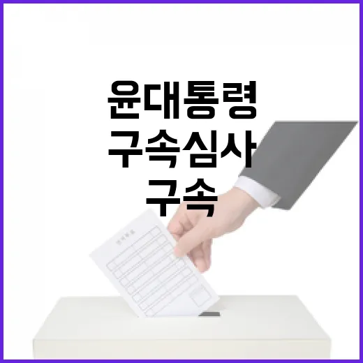 구속심사 윤 대통령…