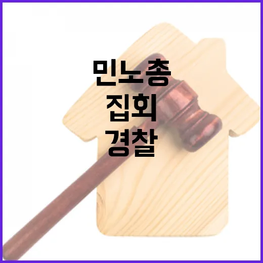 경찰 대응 민노총 …