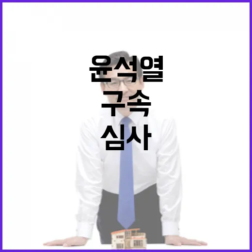 구속심사 결과 윤석…