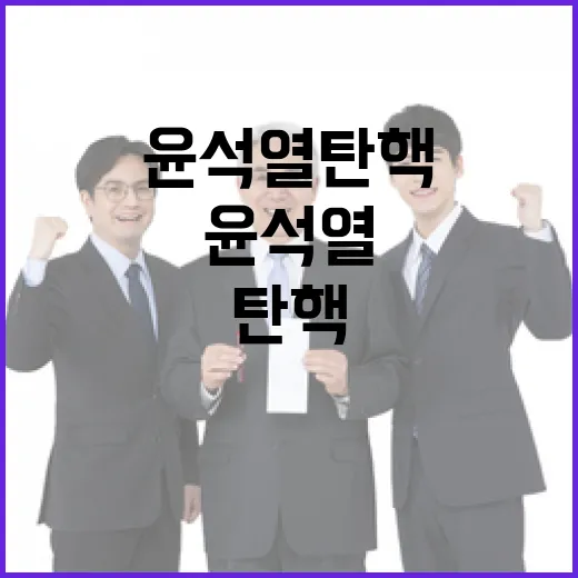 윤석열 탄핵 동십자각에서 모인 참가자들 기대감!