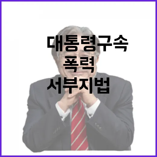 “尹대통령 구속 서…