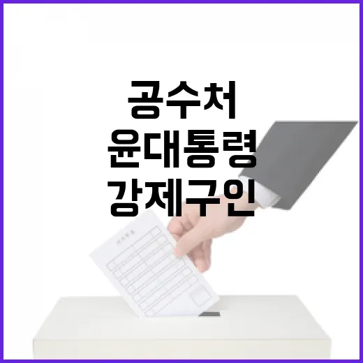 공수처 윤 대통령 …