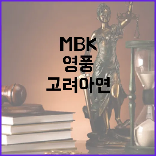 고려아연 주총 영풍·MBK 이사 과반 확보의 미스터리!