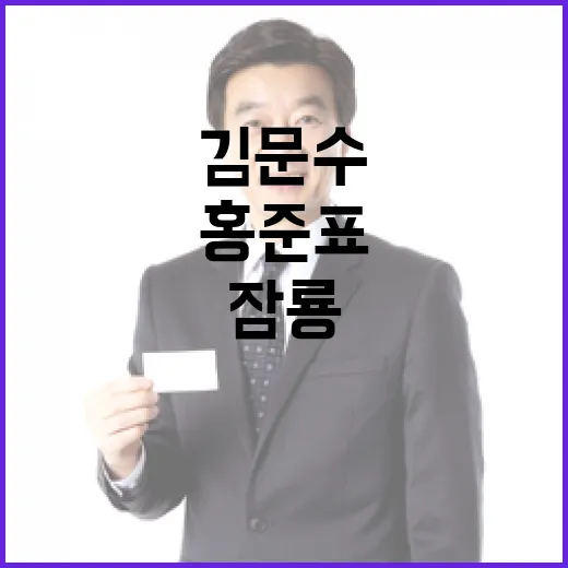 여권 잠룡 김문수·홍준표 우클릭의 진실 공개!