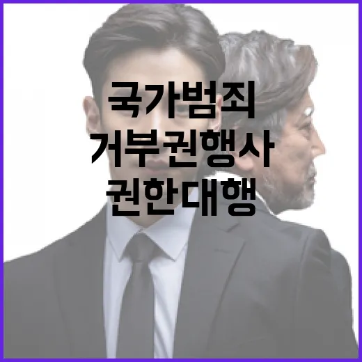 권한대행 국가범죄 …