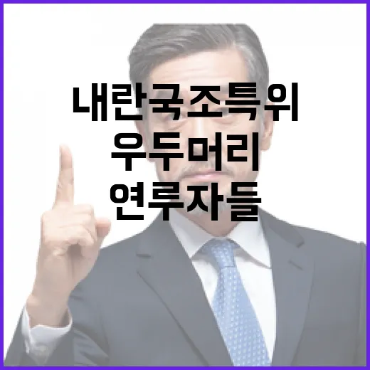 내란 국조특위 우두…