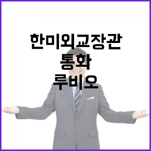 한미 외교장관 통화…