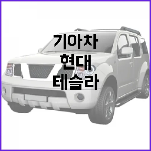 리콜 테슬라와 현대·기아차의 경고 신호!