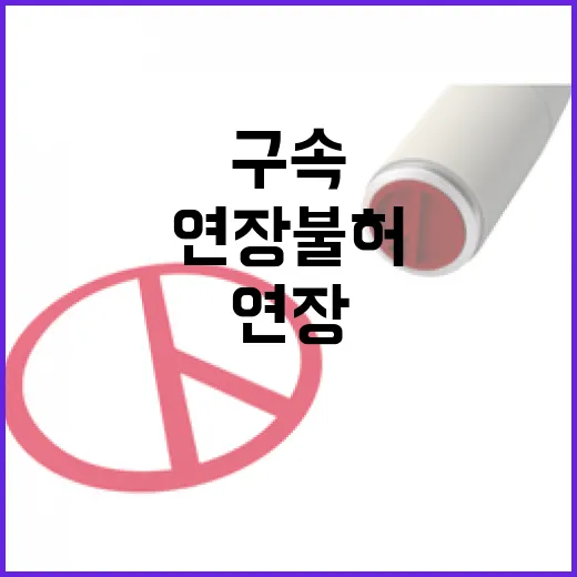 구속연장 불허 권성동의 공수처장 사퇴 요구!