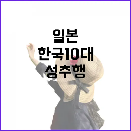 성추행 사건... 한국 10대 남학생 일본서 체포!