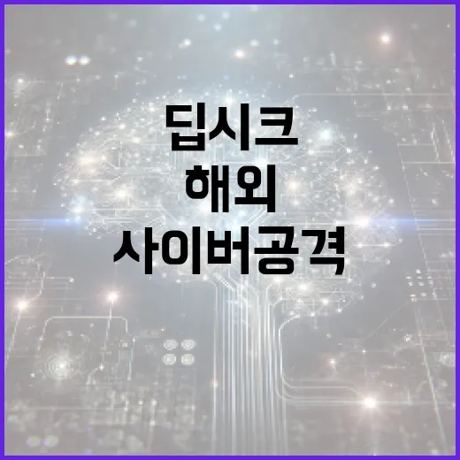 딥시크 해외 사용자 차단 이유는 대규모 사이버 공격!