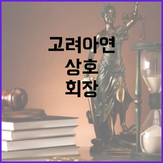 공정위 고려아연 회장 상호출자금지 위반 사실!