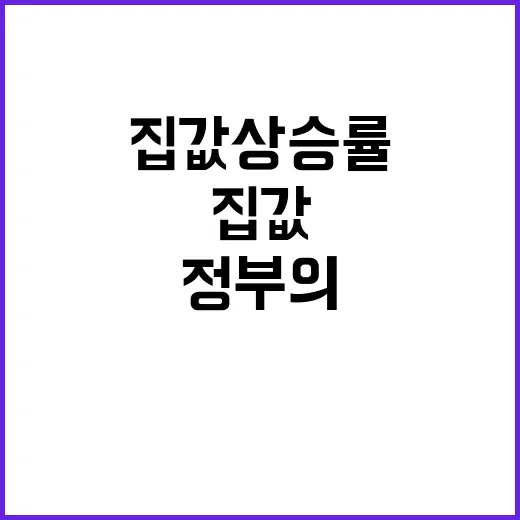 집값 상승률 현 정…