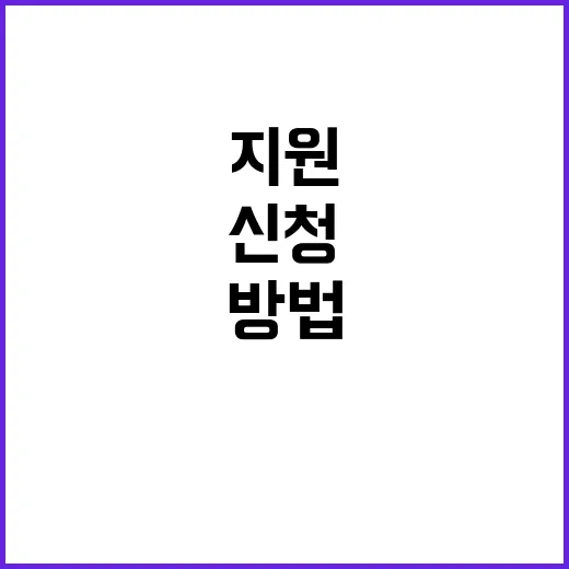 지원 신청 사각지대…