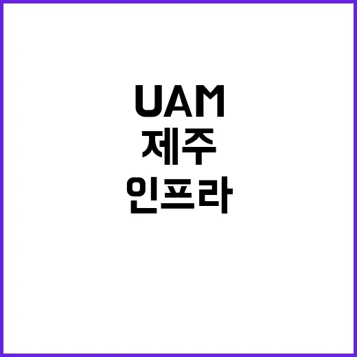 제주 관광 인프라 크루즈와 UAM으로 확충한다!