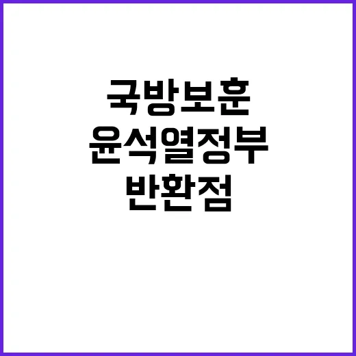 국방보훈 성과 윤석…