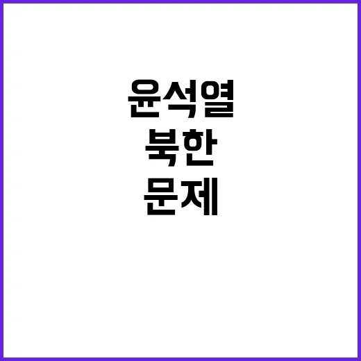 윤석열 북한 아닌 …