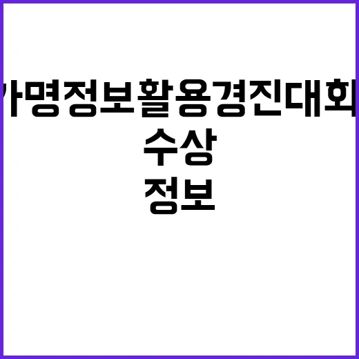 가명정보 활용 경진대회 ‘29개 팀’ 수상 소식!