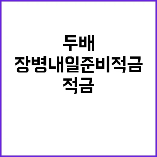 ‘장병내일준비적금’…