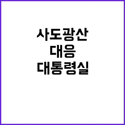 사도광산 논란, 대…