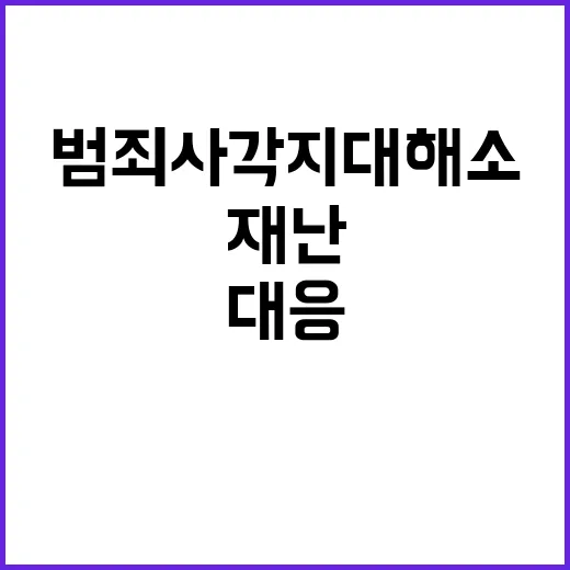 재난 대응 원팀, …